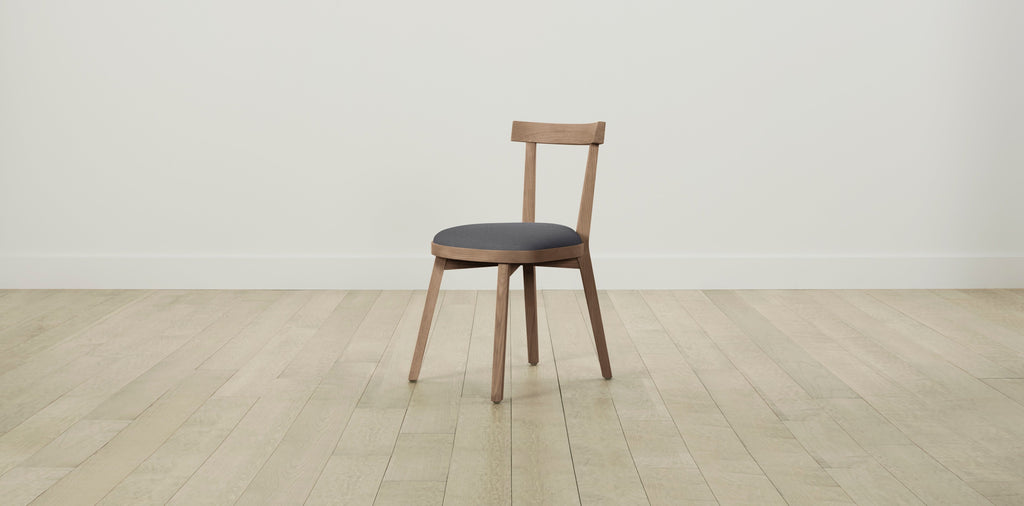 The Allen  - Performance Linen Graphite Dining Chair