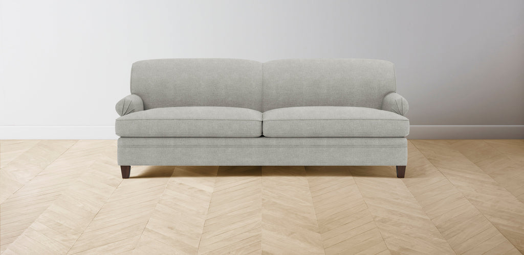 The Carmine  - Performance Melange Weave Flint Sofa