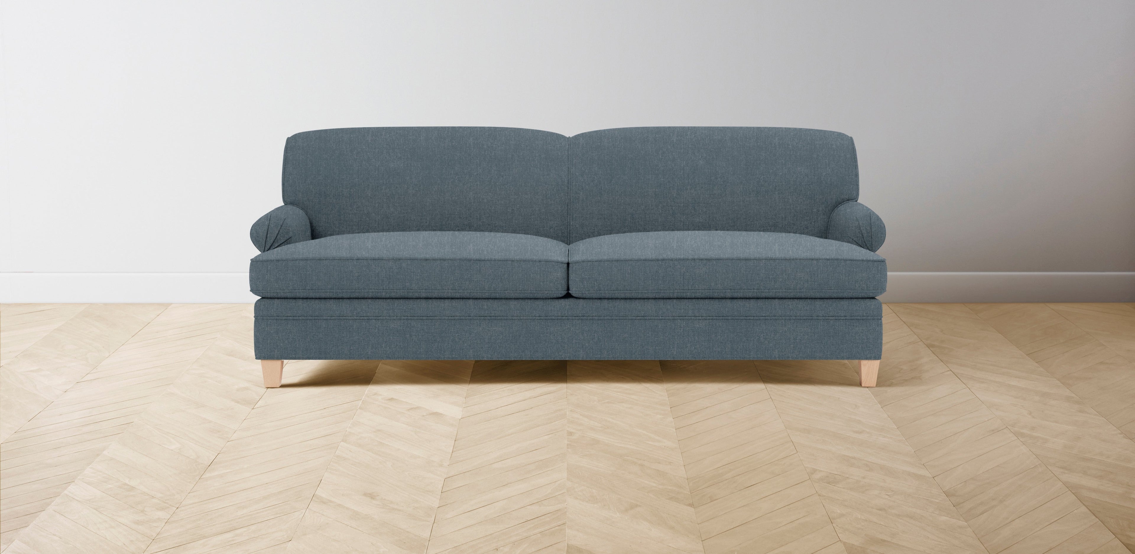 The Carmine  - Performance Stonewashed Linen Chambray Sofa