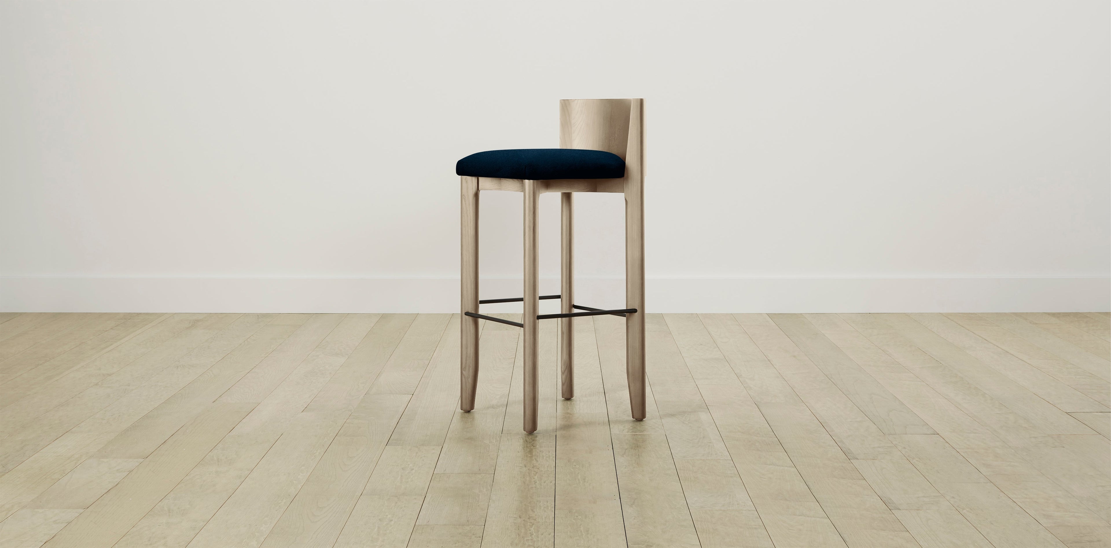 The Delancey with Brushed Nickel - Mohair Admiral Bar and Counter Stool