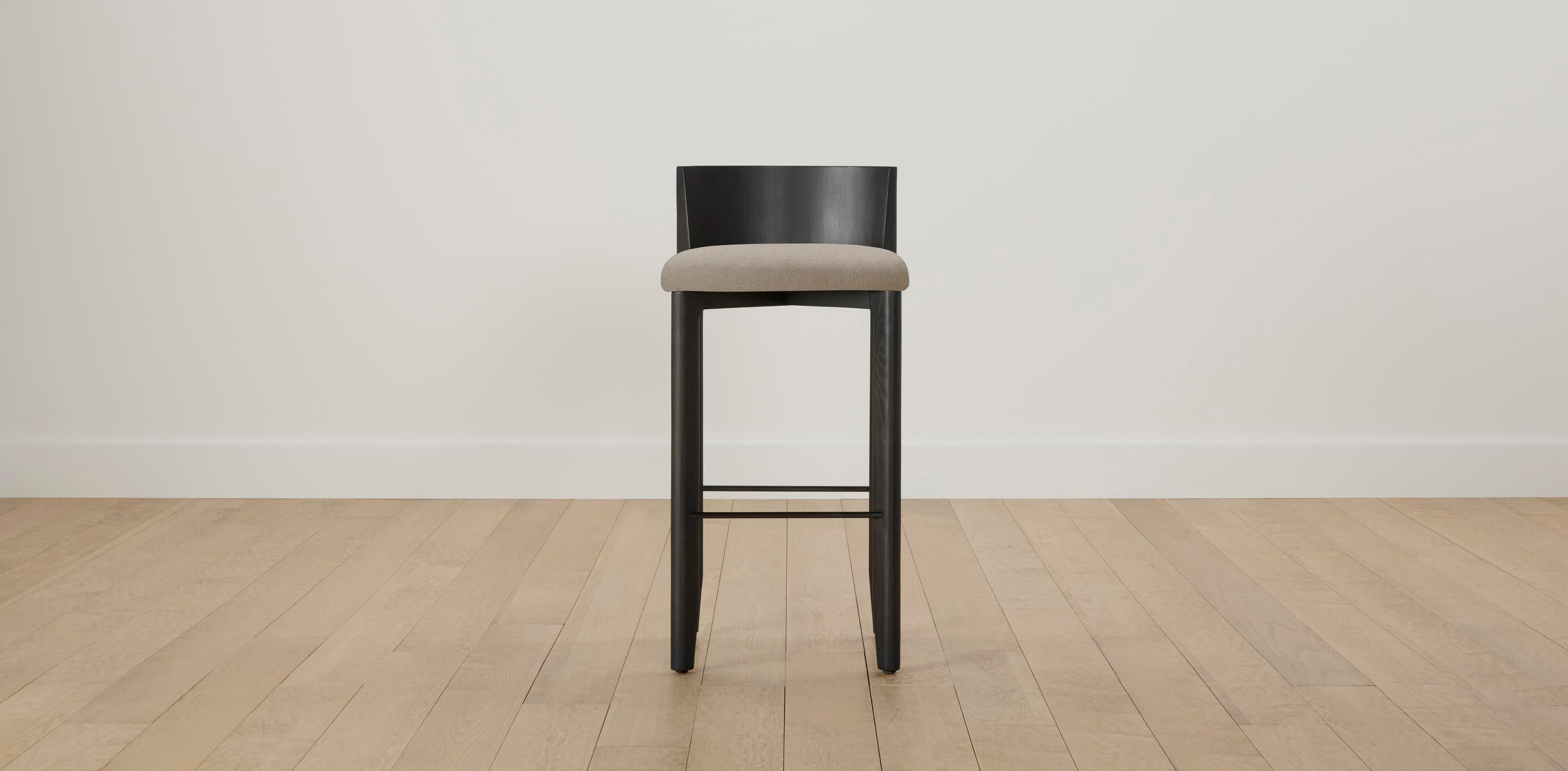 The Delancey with Onyx - Performance Bouclé Morel Bar and Counter Stool