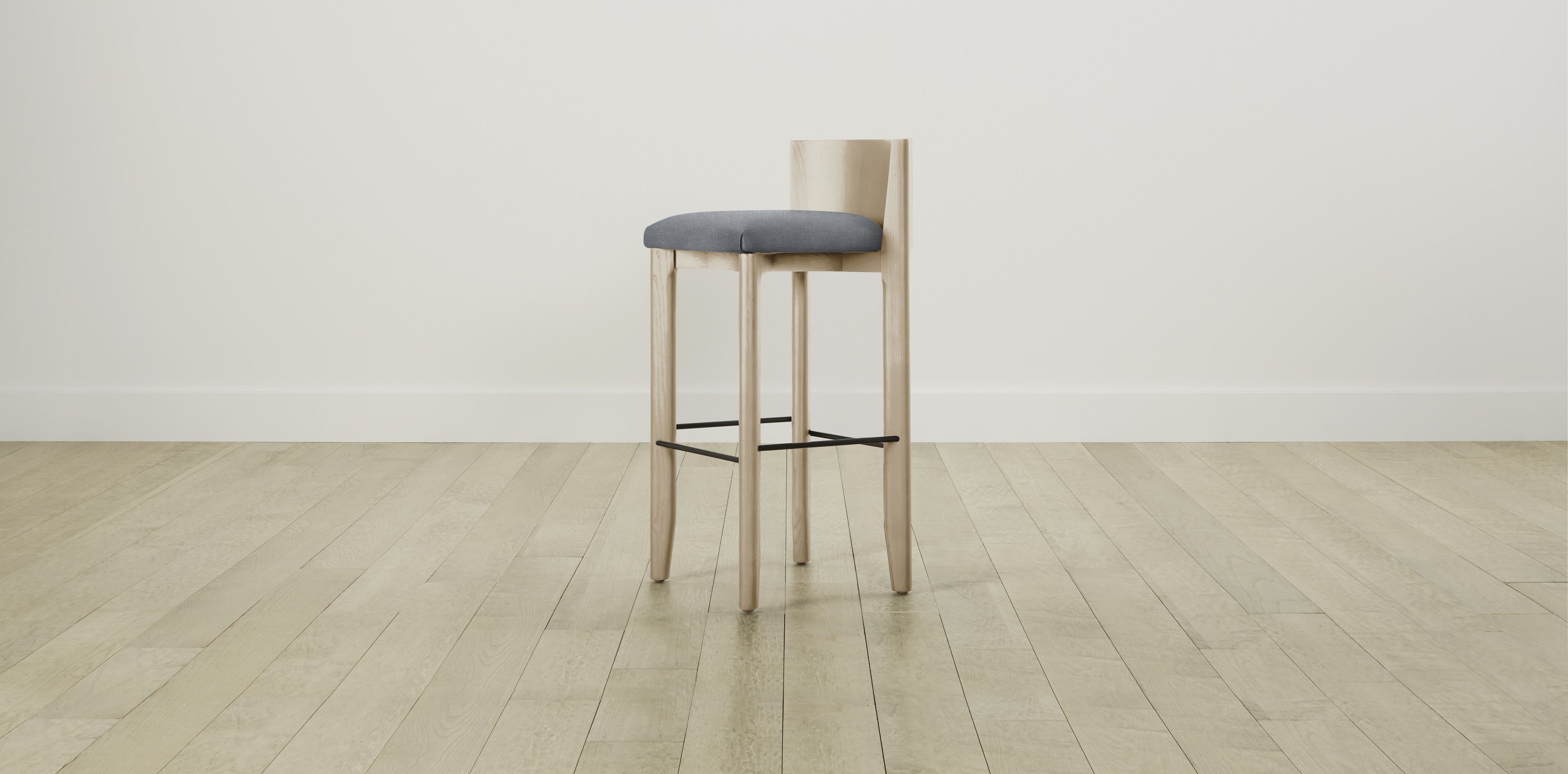 The Delancey with Onyx - Performance Melange Weave Aegean Bar and Counter Stool
