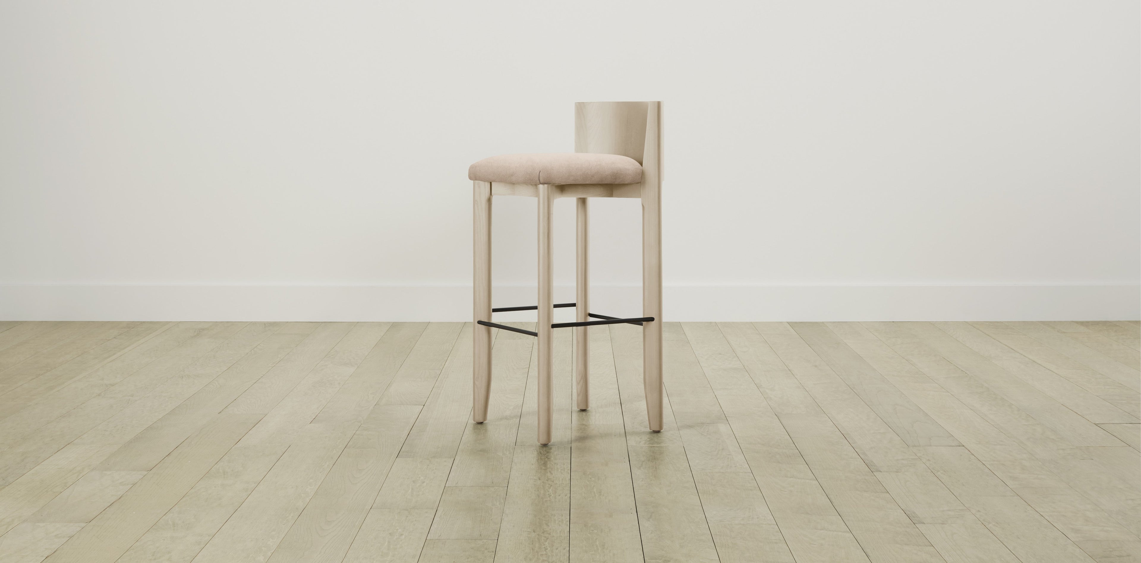 The Delancey with Onyx - Performance Velvet Dusty Rose Bar and Counter Stool