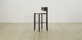 The Delancey with Onyx - Shearling Ivory Bar and Counter Stool