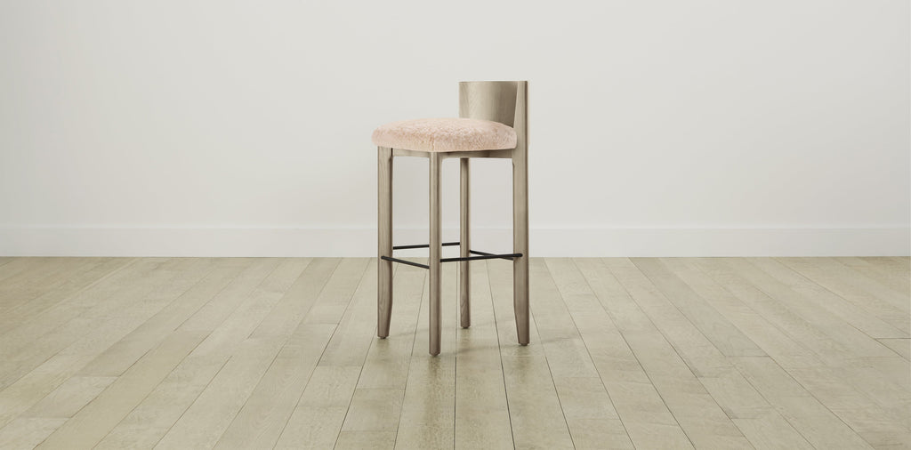 The Delancey with Onyx - Shearling Shea Bar and Counter Stool