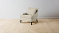 The Downing  - Belgian Linen Alder Chair