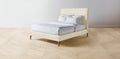 The Essex  - Performance Woven Chenille Desert Bed - 50" Headboard - Muslin on reverse