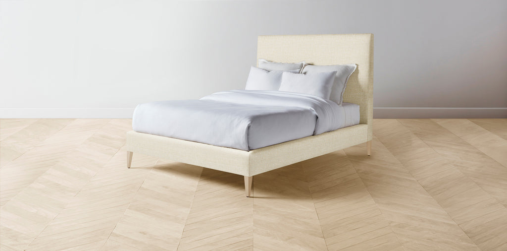 The Essex  - Performance Woven Chenille Desert Bed - 60" Headboard - Upholstered on reverse