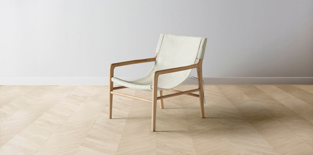 The Hayes  - Pony Hair Leather Snow Chair