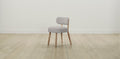 The Jane  - Italian Bouclé Fossil Dining Chair