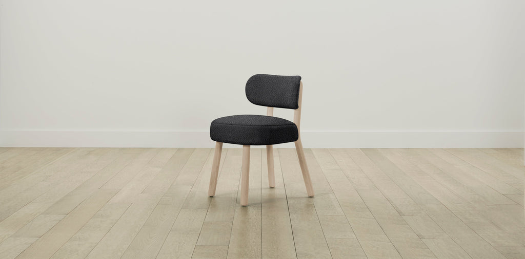 The Jane  - Italian Bouclé Storm Dining Chair