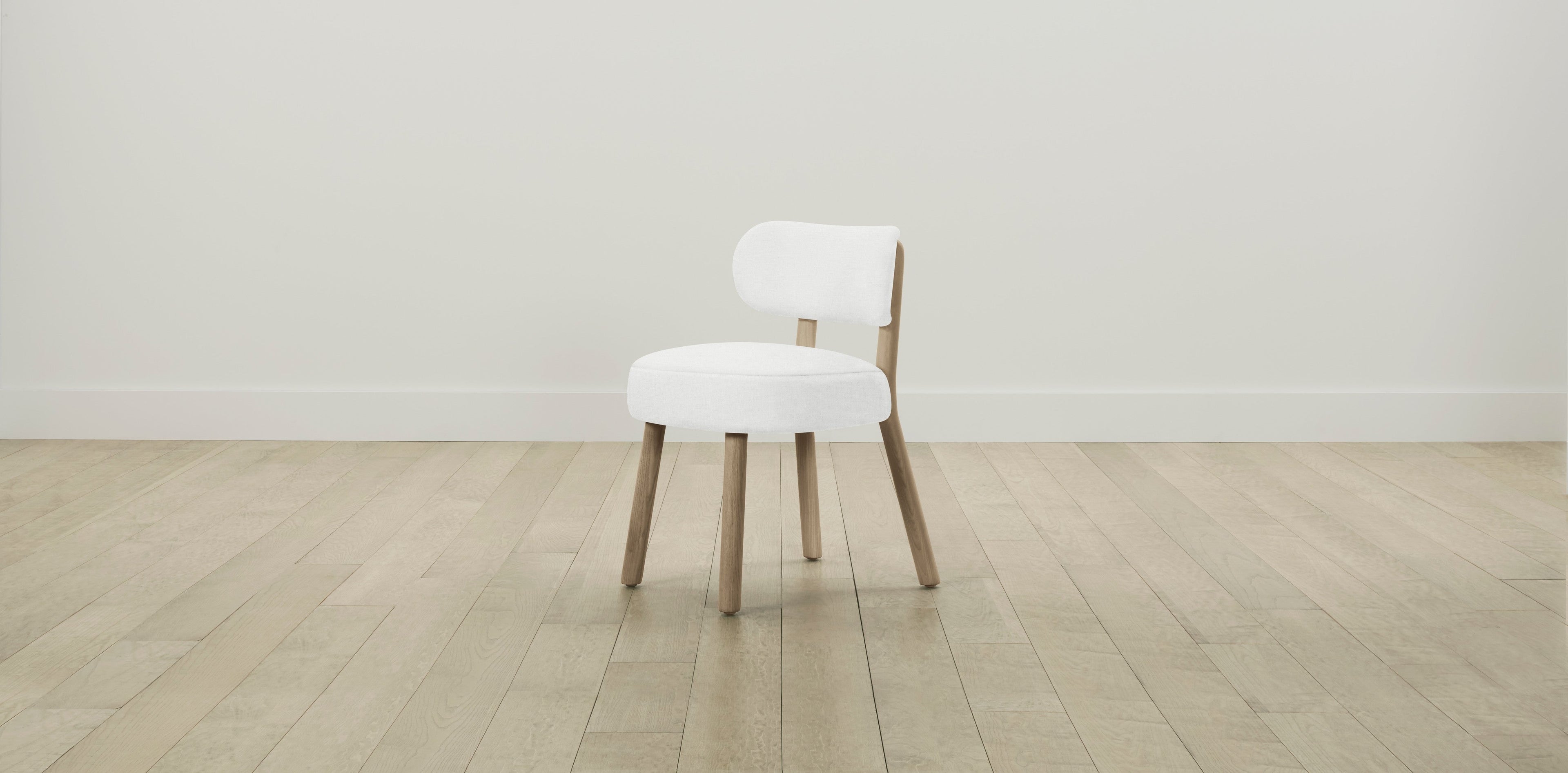 The Jane  - Performance Textured Linen Bone Dining Chair