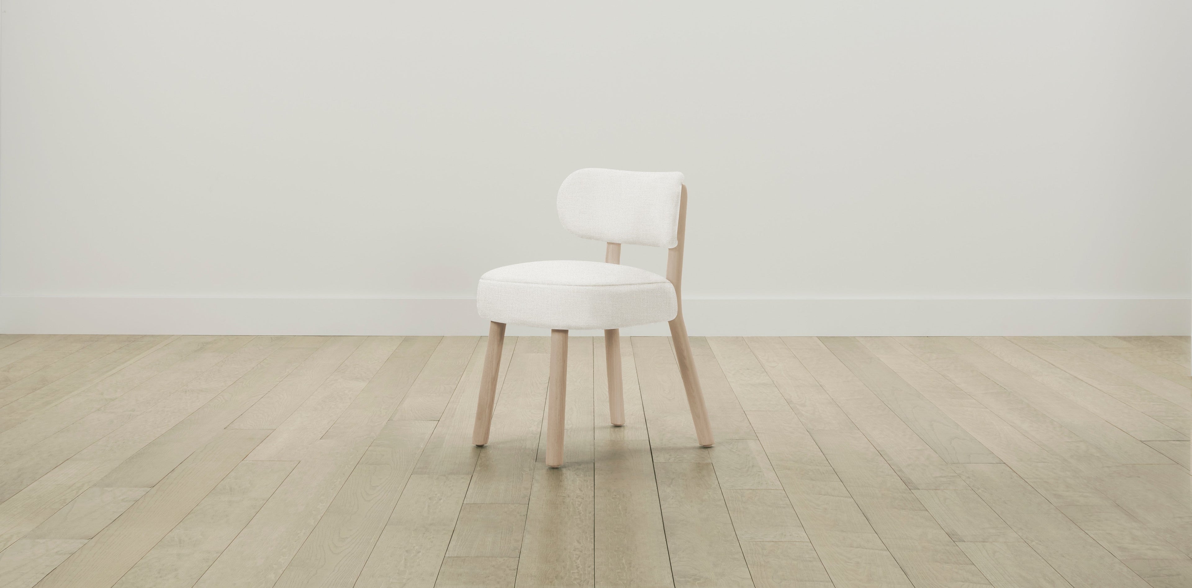 The Jane  - Performance Textured Linen Pearl Dining Chair
