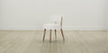 The Jane  - Performance Textured Tweed Snow Dining Chair