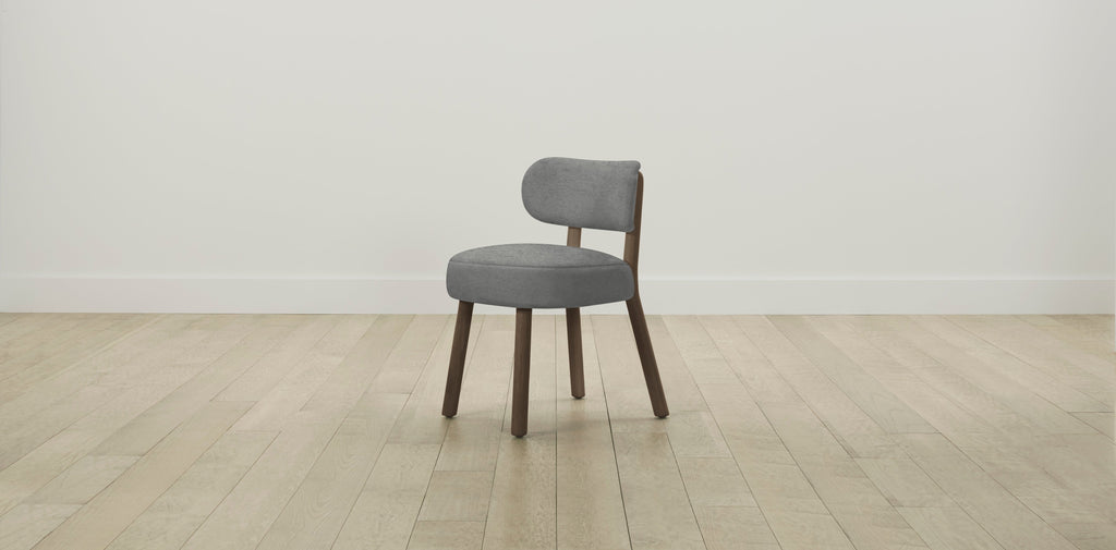 The Jane  - Performance Tweed Smoke Dining Chair