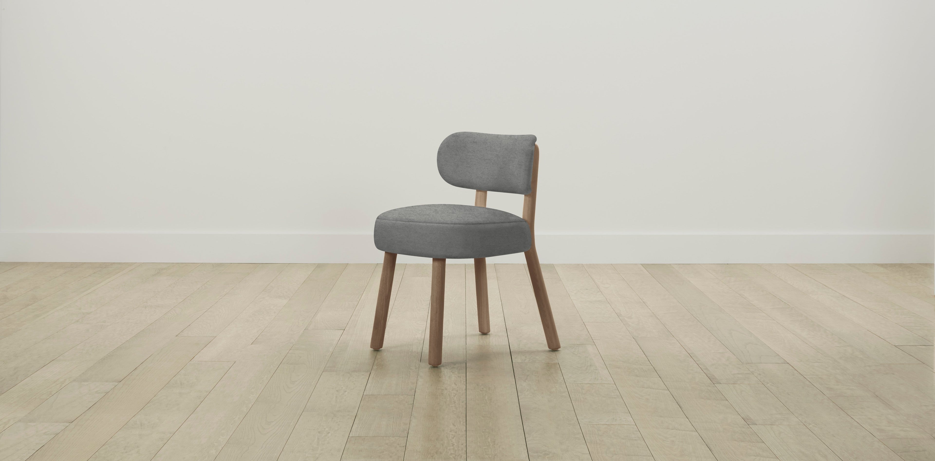 The Jane  - Performance Tweed Smoke Dining Chair