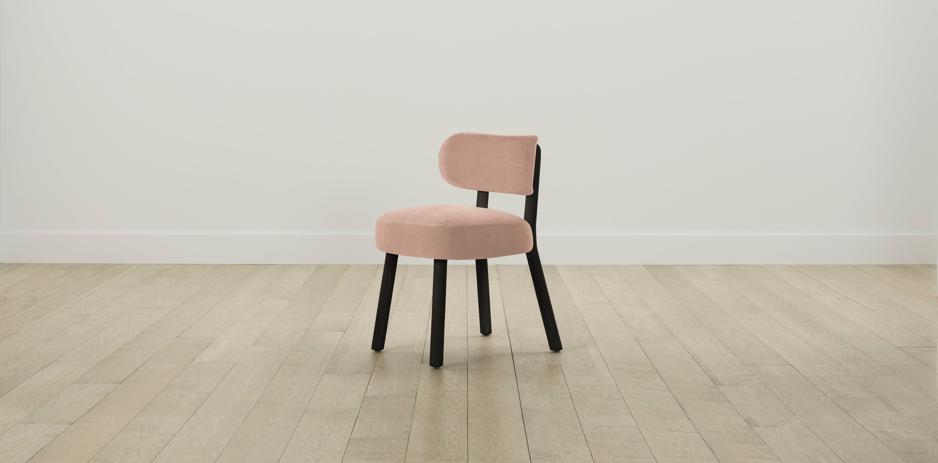 The Jane  - Performance Velvet Dusty Rose Dining Chair