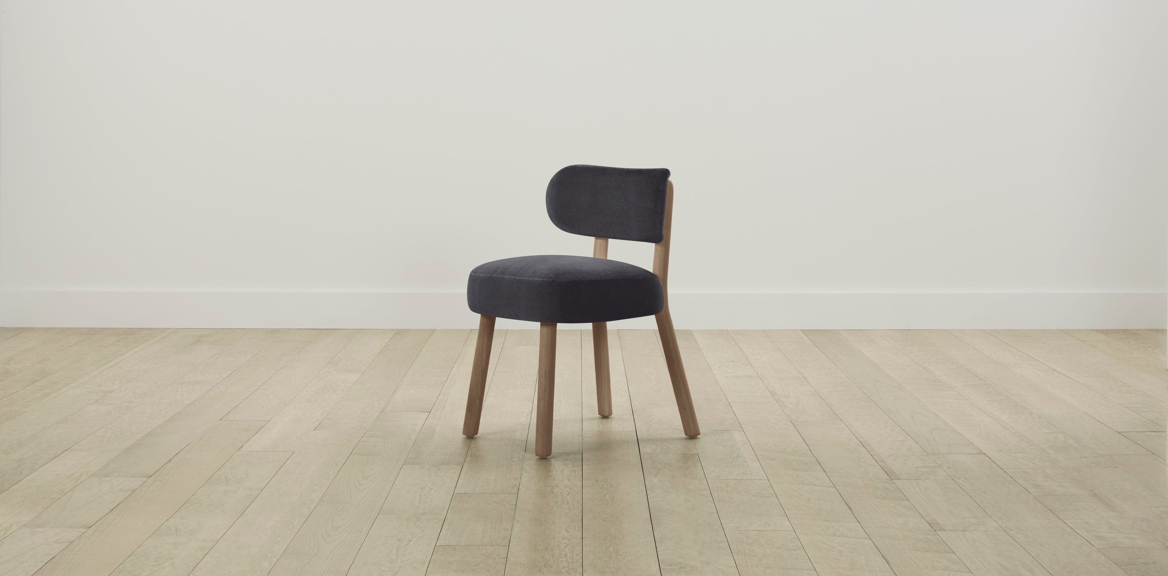 The Jane  - Performance Velvet Flannel Dining Chair