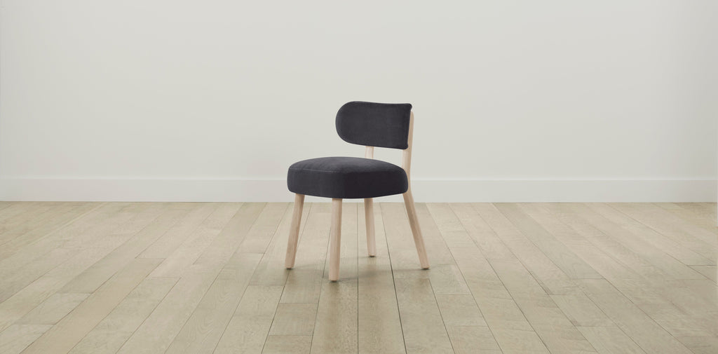 The Jane  - Performance Velvet Flannel Dining Chair