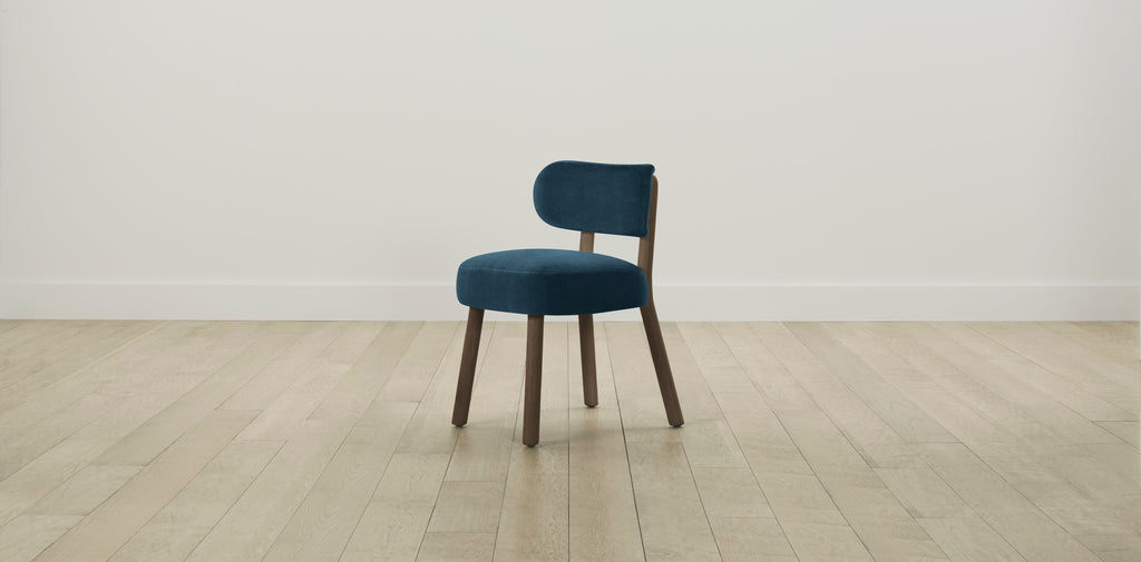 The Jane  - Performance Velvet Lagoon Dining Chair