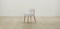 The Jane  - Performance Woven Chenille Steel Dining Chair