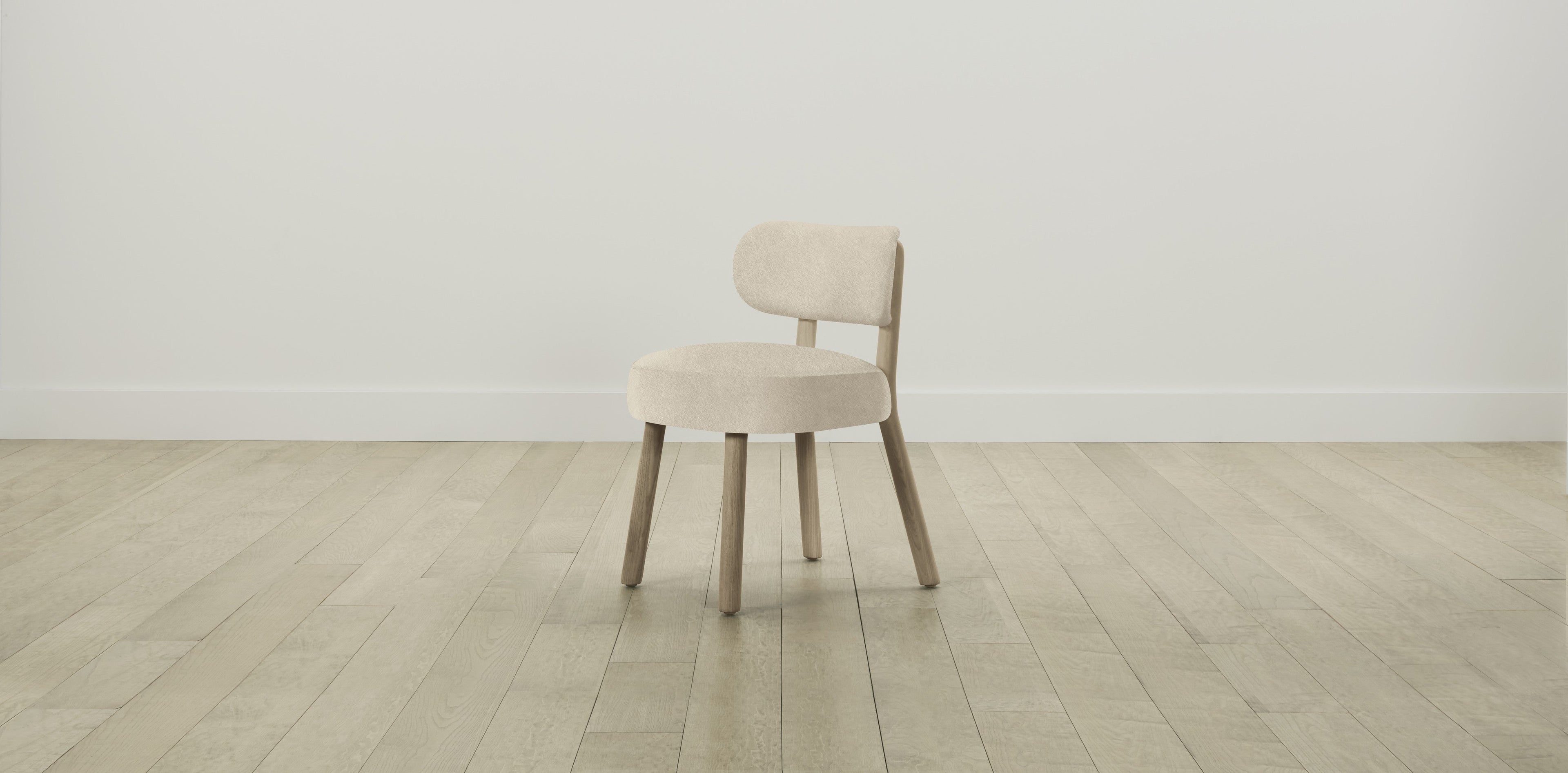 The Jane  - Tuscan Leather Bisque Dining Chair