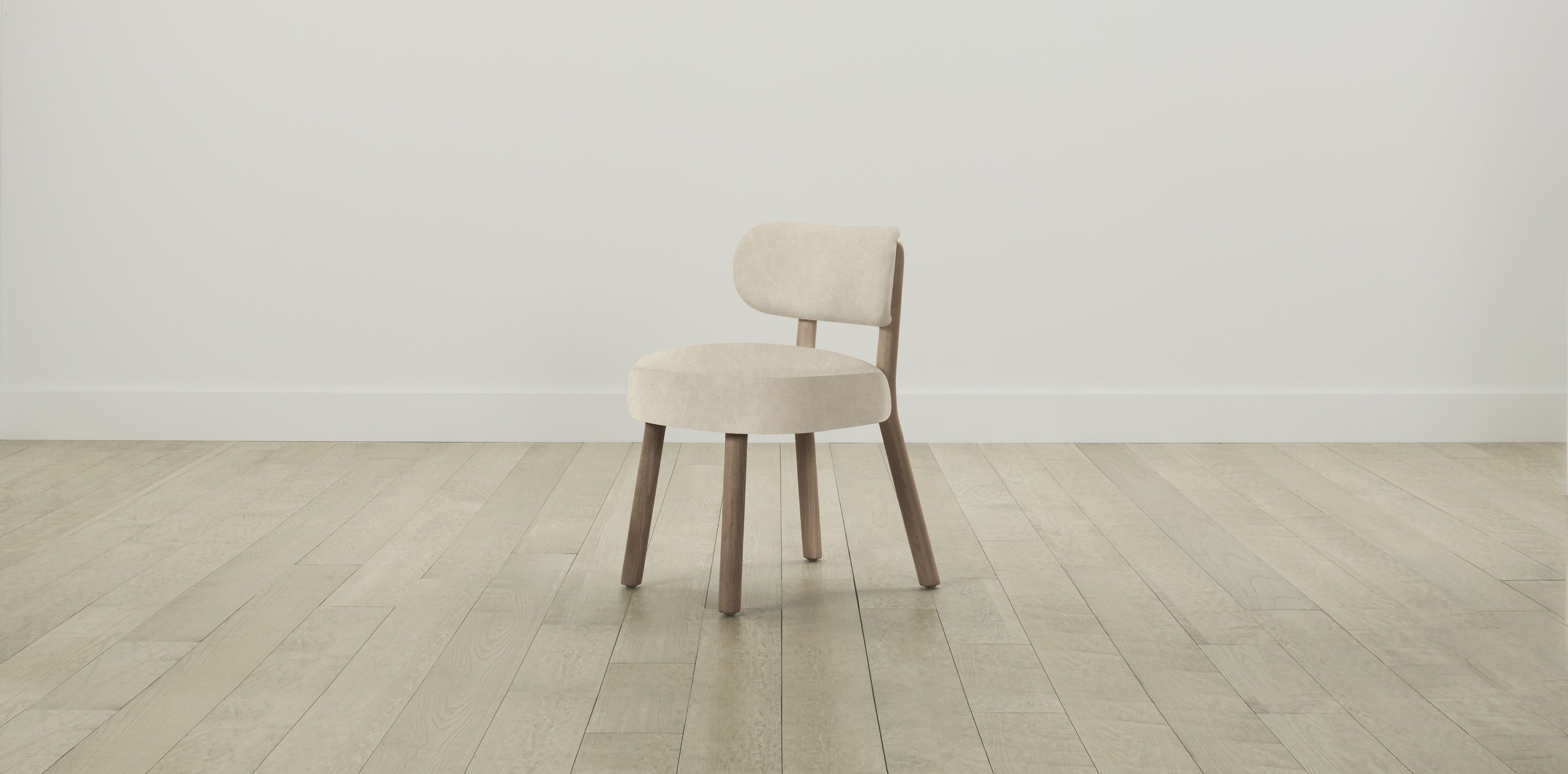 The Jane  - Tuscan Leather Bisque Dining Chair
