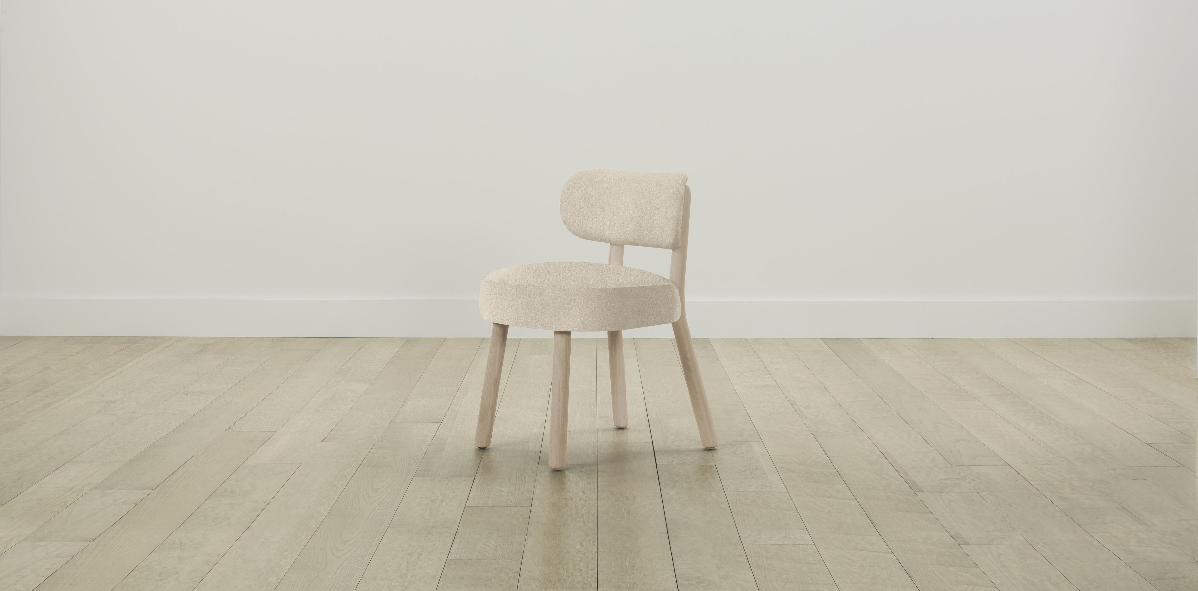The Jane  - Tuscan Leather Bisque Dining Chair