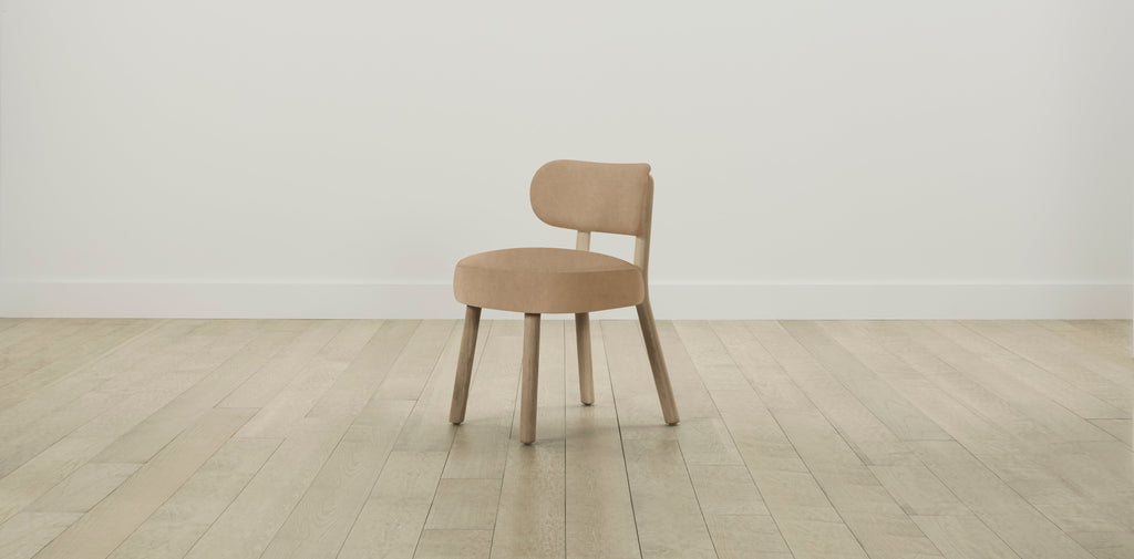 The Jane  - Tuscan Leather Camel Dining Chair