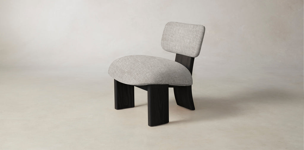 The Kenmare  - Belgian Linen Agate Chair