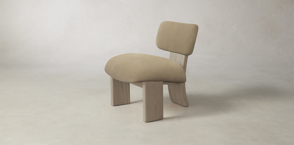 The Kenmare  - Mohair Almond Chair