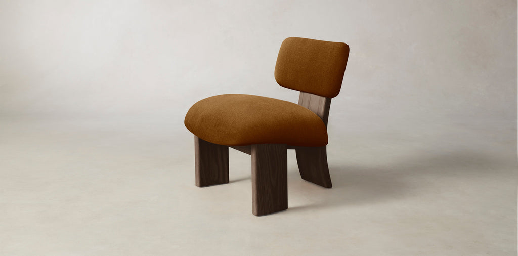 The Kenmare  - Mohair Brown Sugar Chair