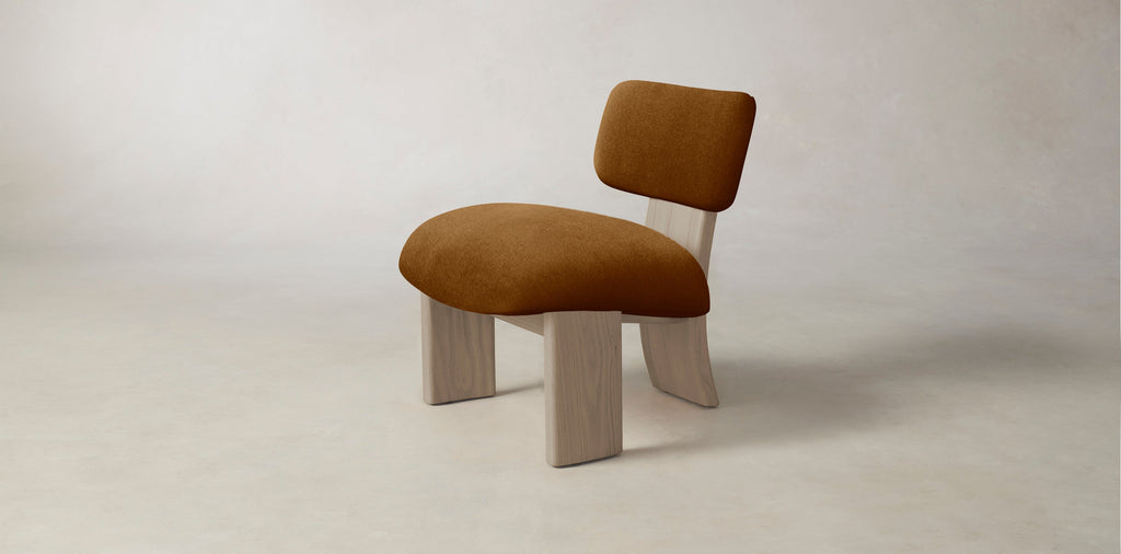 The Kenmare  - Mohair Brown Sugar Chair