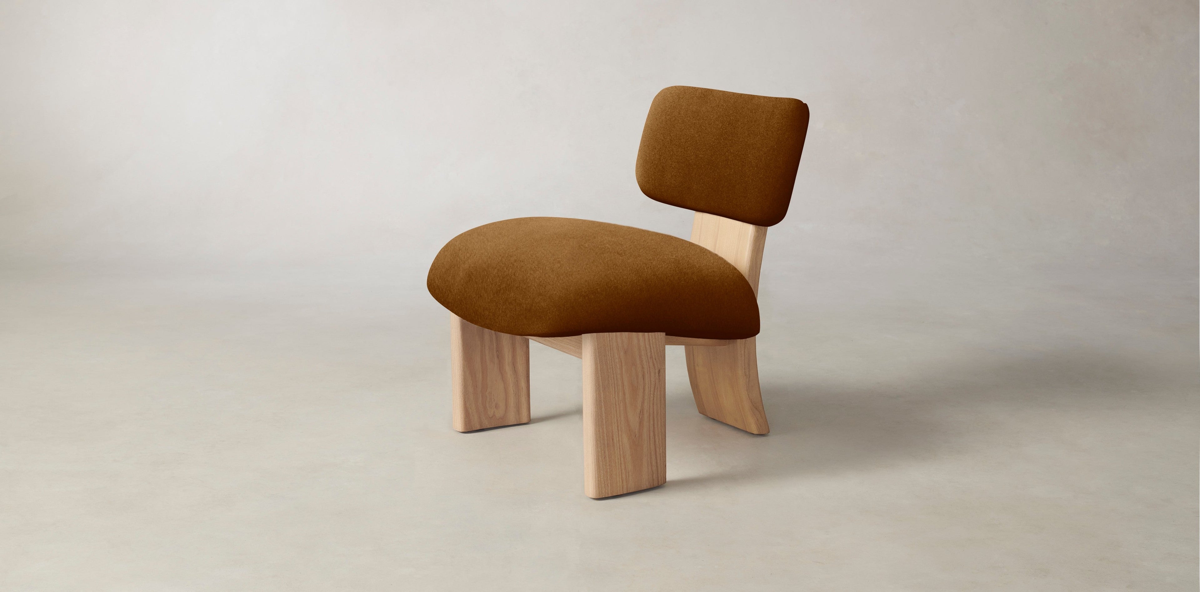 The Kenmare  - Mohair Brown Sugar Chair