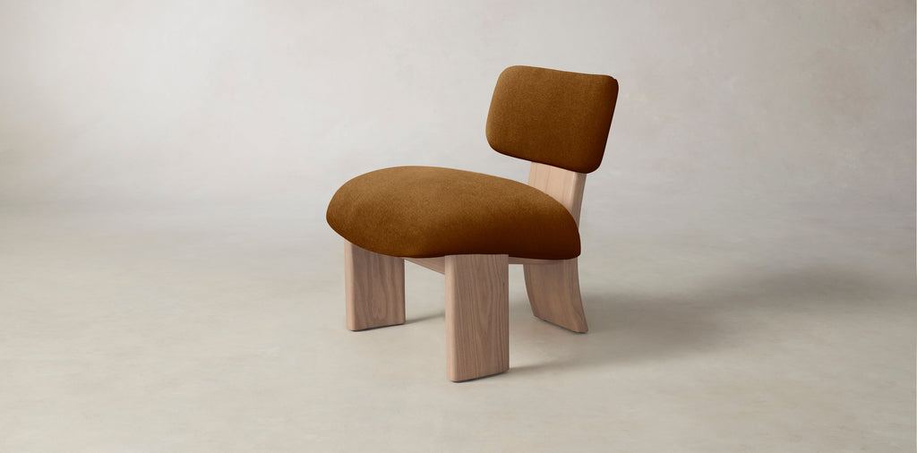 The Kenmare  - Mohair Brown Sugar Chair