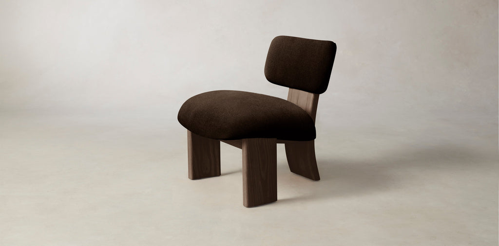The Kenmare  - Mohair Chocolate Chair