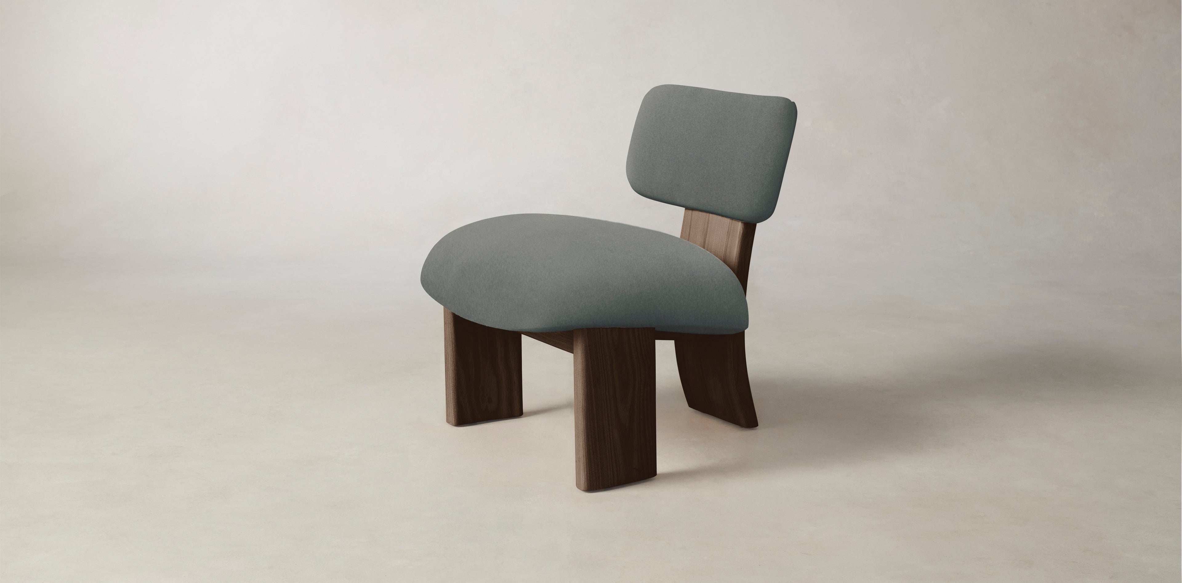 The Kenmare  - Mohair Fog Chair