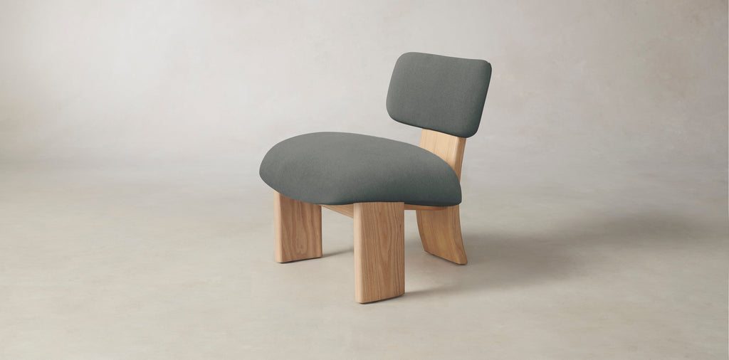 The Kenmare  - Mohair Fog Chair
