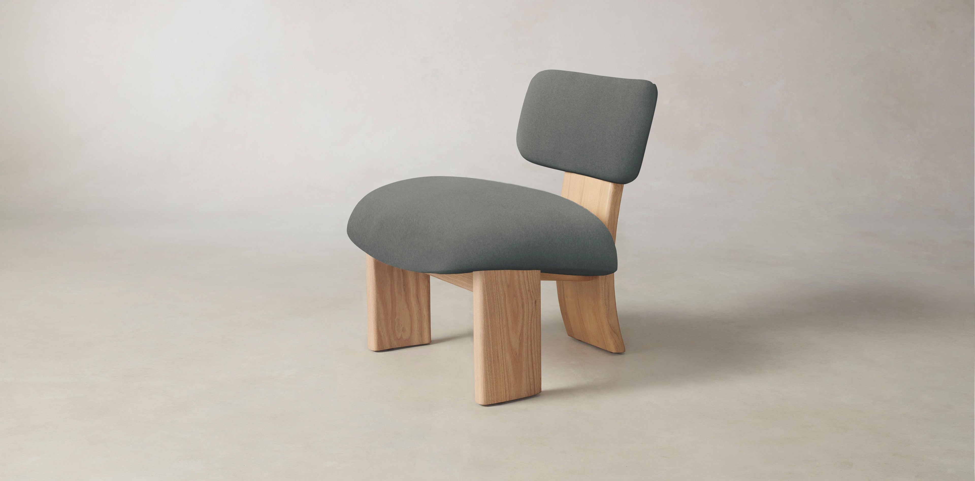 The Kenmare  - Mohair Fog Chair