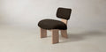 The Kenmare  - Nubuck Leather Espresso Chair