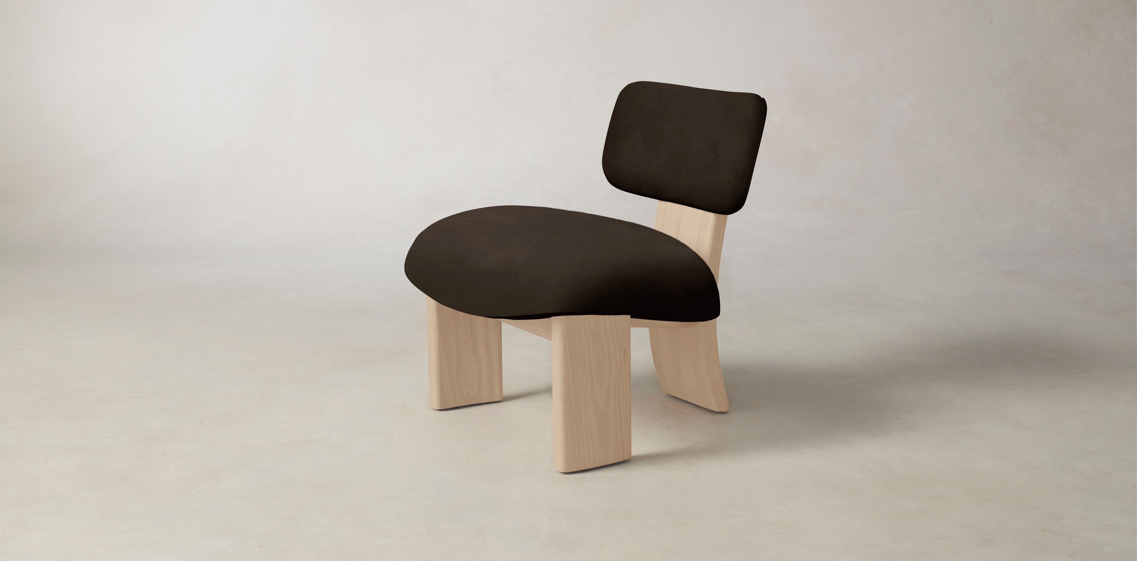 The Kenmare  - Nubuck Leather Espresso Chair