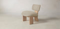 The Kenmare  - Performance Stonewashed Linen Clamshell Chair