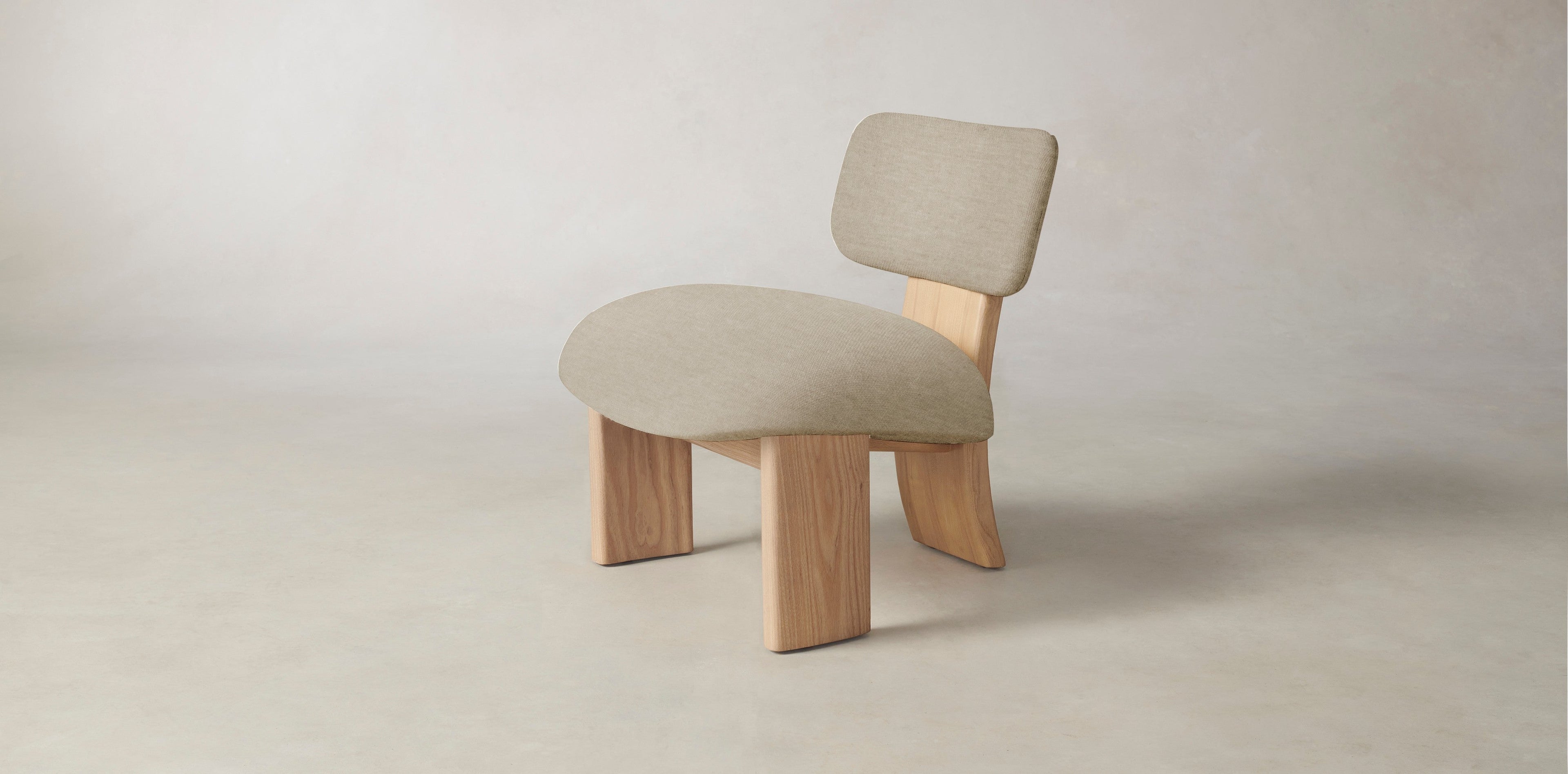 The Kenmare  - Performance Stonewashed Linen Clamshell Chair