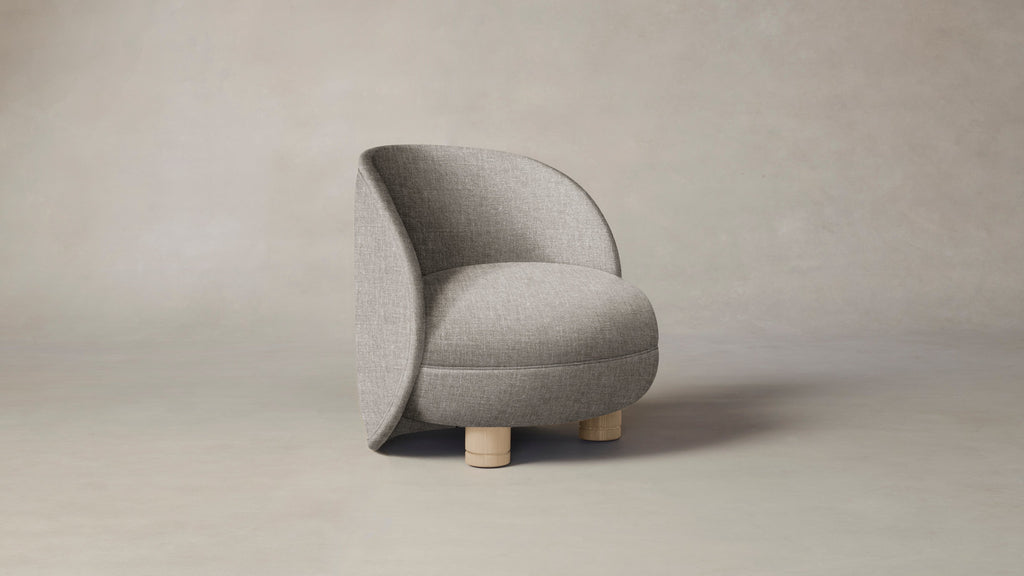 The Laight  - Belgian Linen Agate Chair