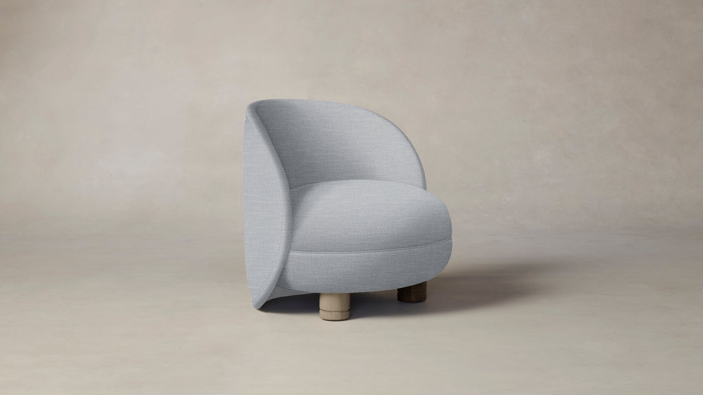The Laight  - Performance Chenille Nickel Chair