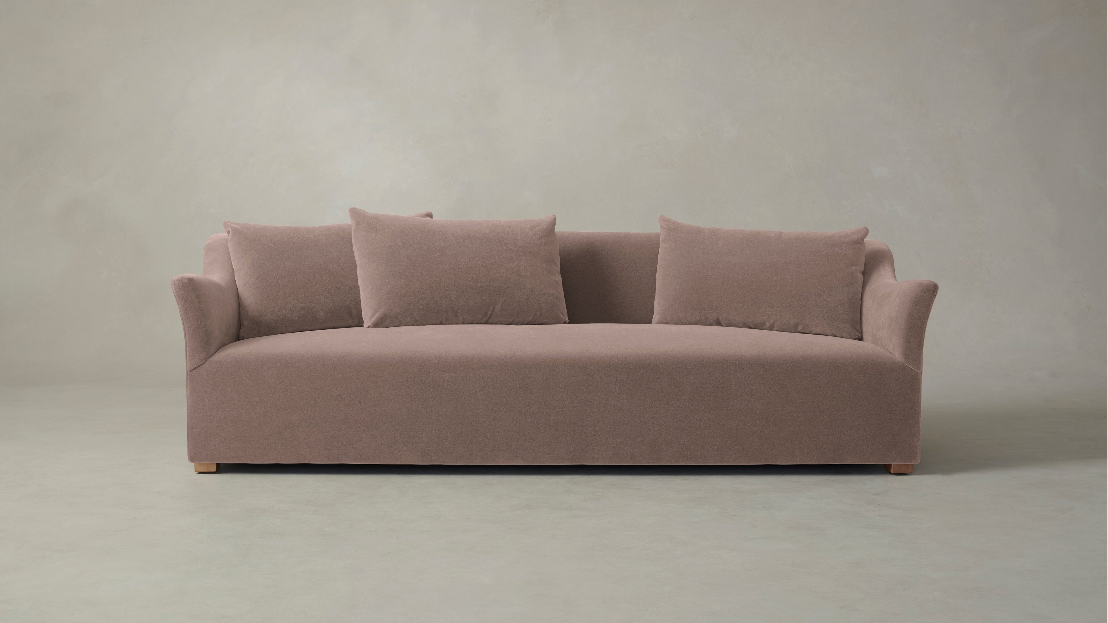 The Lenox  - Mohair Peony Sofa