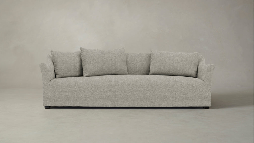 The Lenox  - Performance Basketweave Pebble Sofa