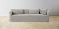 The Leonard  - Belgian Linen Agate Sofa