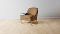 The Leroy  - Belgian Linen Chai Chair