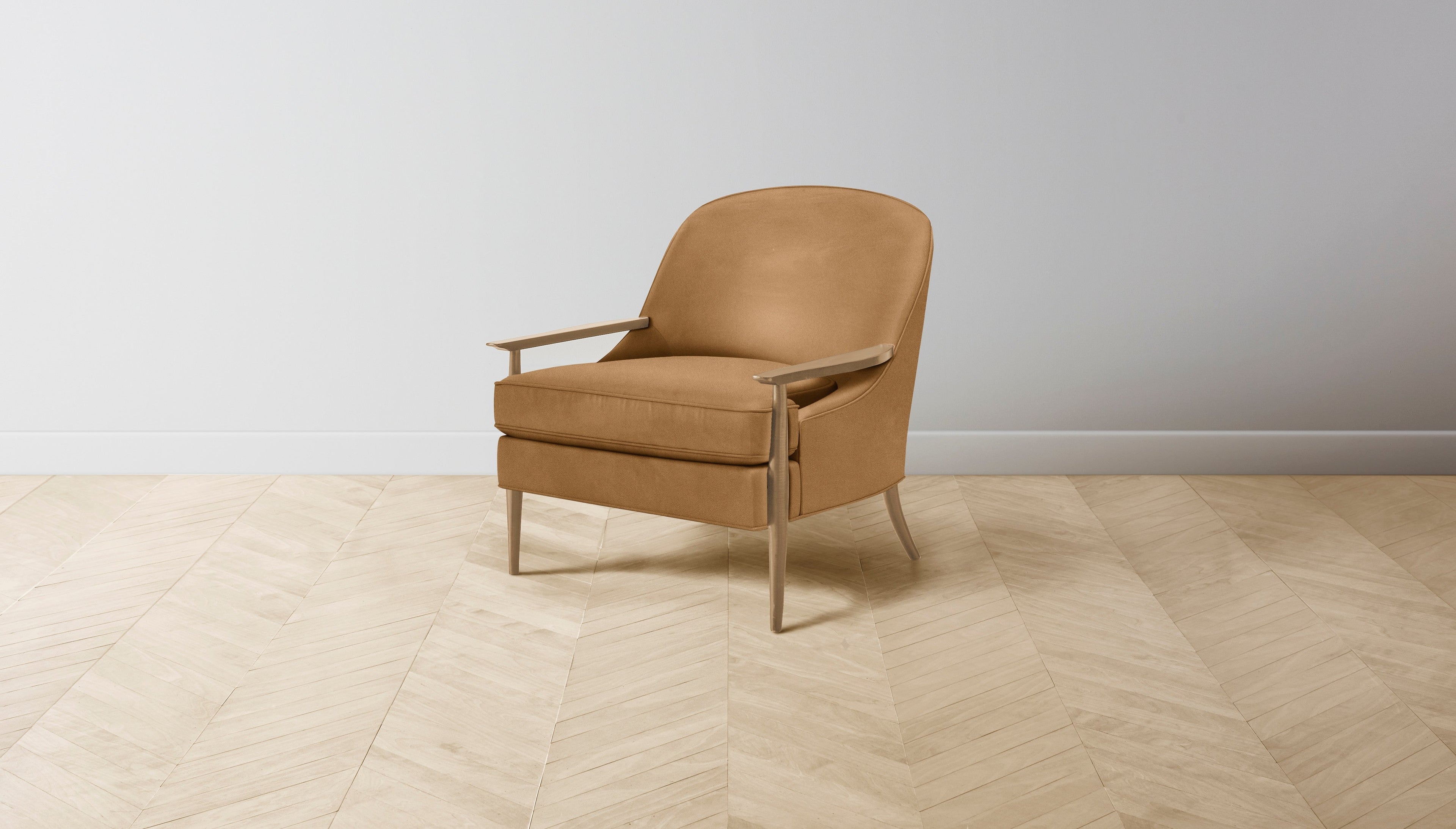 The Leroy  - Nubuck Leather Saddle Chair
